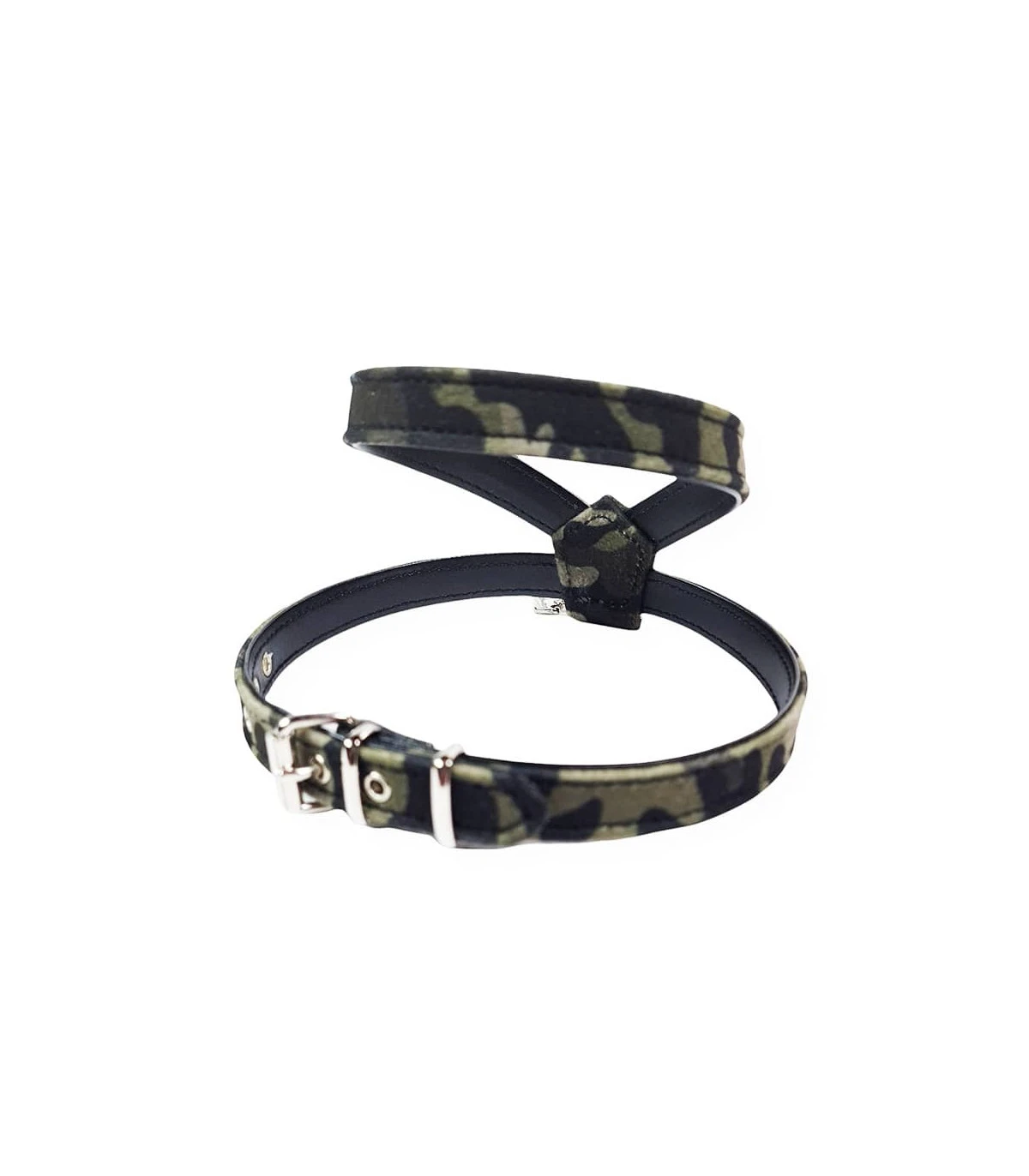 075 Harnais En Tissu Camouflage Avec Couronne En Strass Estilfordog 2 075 Harnais En Tissu Camouflage Avec Couronne En Strass Estilfordog – Image 2