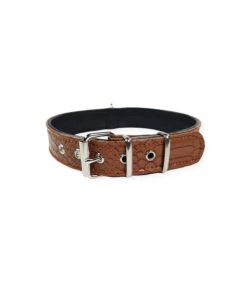 097 Collier En Simili Cuir Façon Anaconda Marron Estilfordog -Animaux Amour Promos Boutique 097 collier en simili cuir facon anaconda marron estilfordog 5