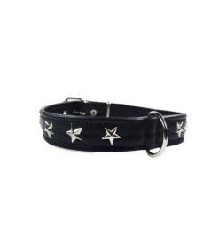 059 Collier En Cuir Noir Avec étoiles Argentées Estilfordog 15 059 Collier En Cuir Noir Avec étoiles Argentées Estilfordog -Animaux Amour Promos Boutique 444 6