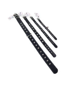 059 Collier En Cuir Noir Avec étoiles Argentées Estilfordog 16 059 Collier En Cuir Noir Avec étoiles Argentées Estilfordog -Animaux Amour Promos Boutique 444 7