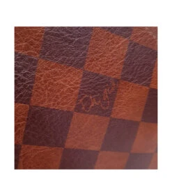 Art 23 Sac De Transport En Simili Cuir Noir Et Damier Marron Ehgia -Animaux Amour Promos Boutique 555 6