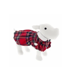 ABF258/CH Robe En Tweed Rouge Charlotte Ferribiella