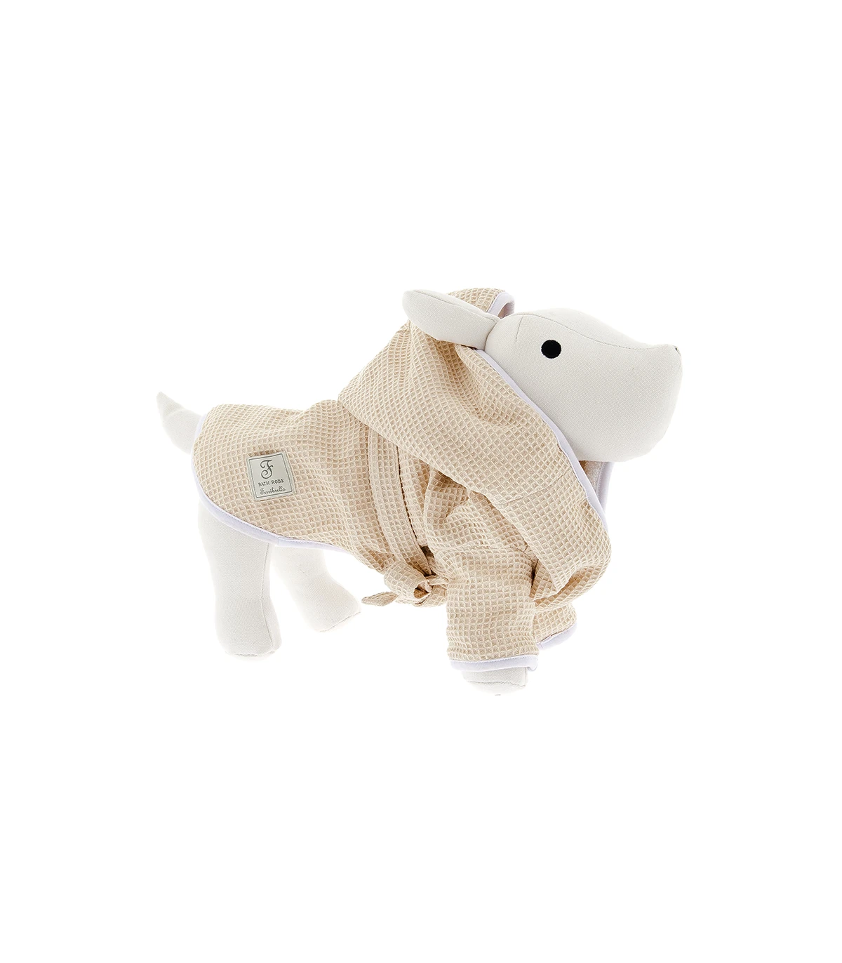 ABF262 Peignoir Nid D'abeille Beige Ferribiella 1 ABF262 Peignoir Nid D'abeille Beige Ferribiella