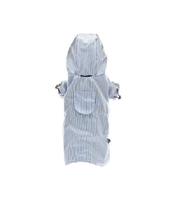 ABF274-RIG Imperméable Transparent à Rayures Bleue Et Blanche Ferribiella