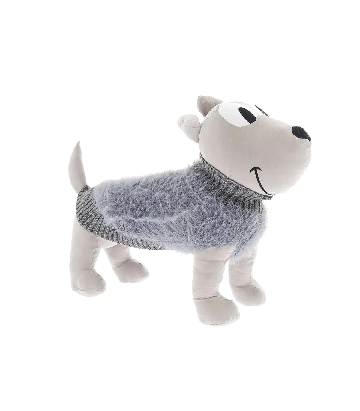 ABF280-GR Pull Poilu Col Montant Gris Batufollo Ferribiella 3 ABF280-GR Pull Poilu Col Montant Gris Batufollo Ferribiella – Image 3