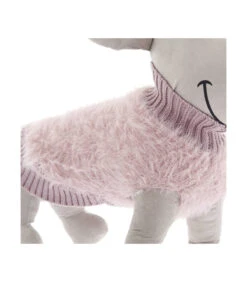 ABF280-RA Pull Poilu Col Montant Rose Batufollo Ferribiella -Animaux Amour Promos Boutique abf280 ra pull poilu col montant rose batufollo ferribiella 3