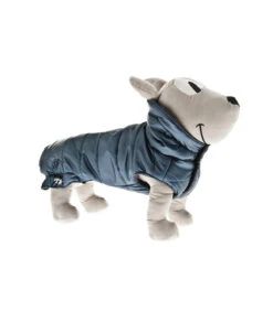 ABF286-B Doudoune Doublé Polaire Irisé Bleu Cristallo Ferribiella