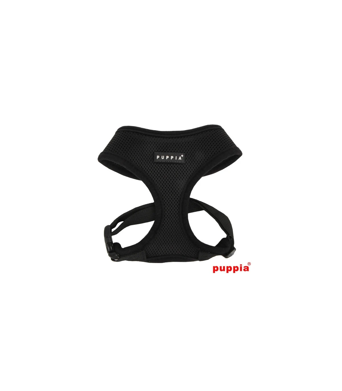 AC30 Harnais Puppia Soft Harness Black 1 AC30 Harnais Puppia Soft Harness Black