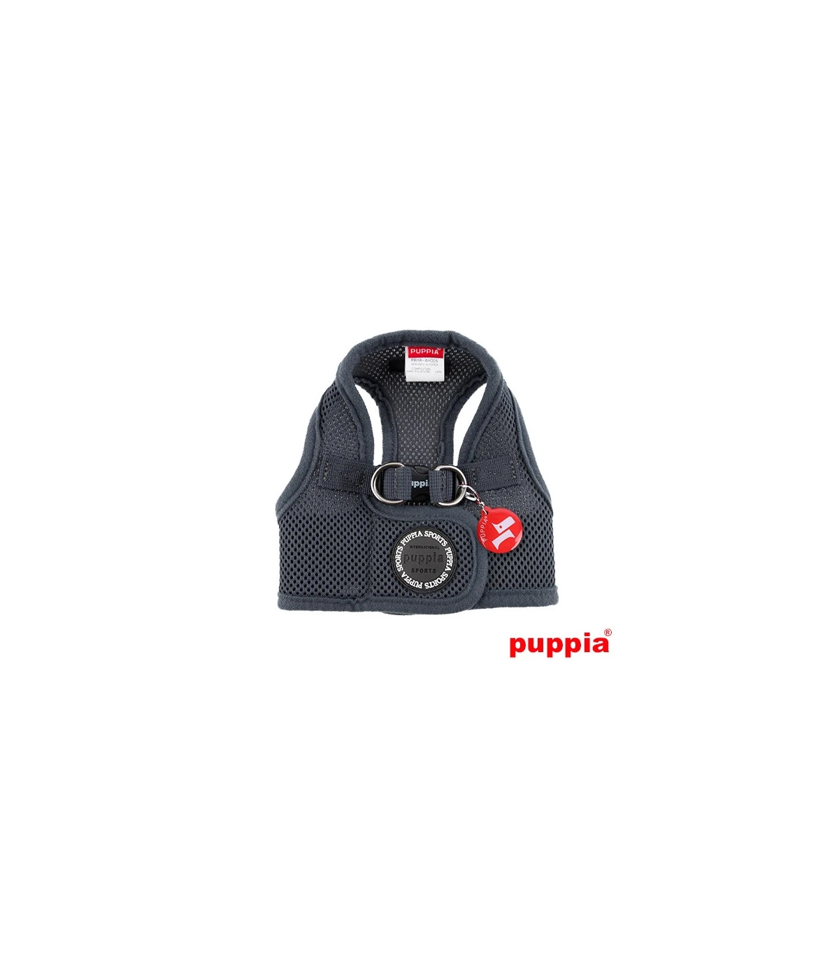 AH305 Harnais Veste Respirant Soft Grey Puppia 2 AH305 Harnais Veste Respirant Soft Grey Puppia – Image 2