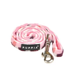 AL1932 Laisse En Tissu Tressé Façon Laine Pink Arden Puppia