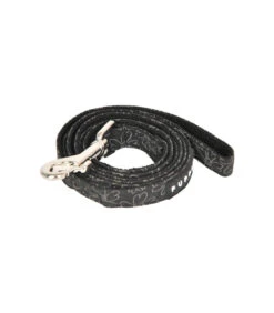 AL1933 Laisse En Nylon Motif Fleur Black Hepatica Puppia