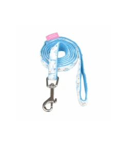 AL7660 Laisse Fleuri Bleu Lobelia Pinkaholic