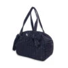 Art 23 Sac Rigide En Tissu Tweed Chiné Noir Pour Trolley Ehgia