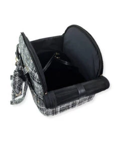 Art 23 Sac Rigide En Tissu Tweed Chiné Noir Pour Trolley Ehgia -Animaux Amour Promos Boutique art 23 sac rigide en tissu tweed chine noir pour trolley ehgia 12