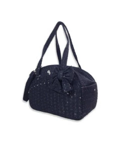 Art 23 Sac Rigide En Tissu Tweed Chiné Noir Pour Trolley Ehgia
