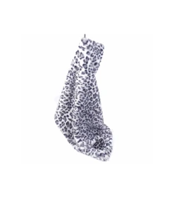 Art 08 Plaid En Fausse Fourrure Léopard Noir Ehgia