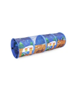 B045/I Jeu Tunnel Modulable Pour Chat Avec Filet Motif Locomotive Camon