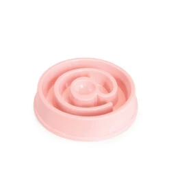 C0342 Gamelle Anti Glouton Spirale Rose Camon