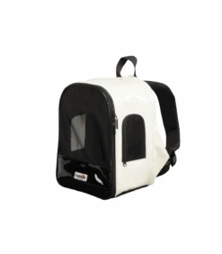 CA619/A Sac à Dos En Nylon Noir Et Vernis Blanc Camon