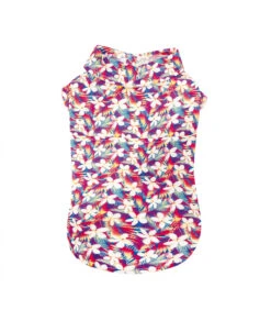 Chemise Légère Imprimé Hawaïen Plumeria Croci