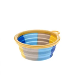 CIO227-G Gamelle De Voyage Pliante En Silicone Jaune Rainbow Ferribiella