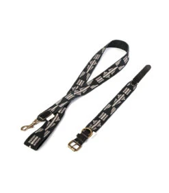 Collier En Coton Et Cuir Style Bohème Etna Noir Buddys -Animaux Amour Promos Boutique collier en coton et cuir style boheme etna noir buddys 4