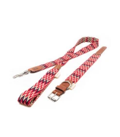 Collier En Coton Tressé Style Péruvien Rouge Buddys -Animaux Amour Promos Boutique collier en coton tresse style peruvien rouge buddys 2