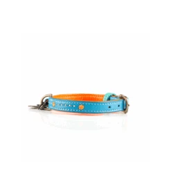 Collier En Cuir Bleu Et Surpiqure Orange Jones Dwam 17 Collier En Cuir Bleu Et Surpiqure Orange Jones Dwam -Animaux Amour Promos Boutique collier en cuir bleu et surpiqure orange jones dwam 7