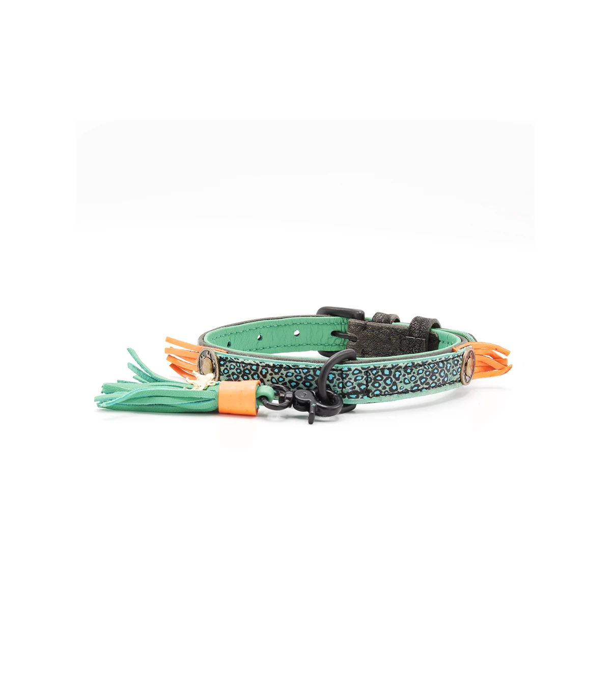 Collier En Cuir Blue Bird Dwam 5 Collier En Cuir Blue Bird Dwam – Image 5