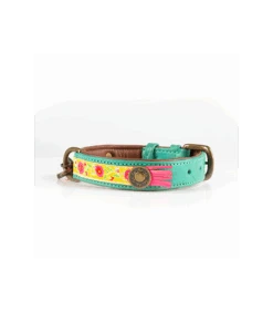 Collier En Cuir Et Galon Fleuri Jaune Lotus Dwam 18 Collier En Cuir Et Galon Fleuri Jaune Lotus Dwam -Animaux Amour Promos Boutique collier en cuir et galon fleuri jaune lotus dwam 8