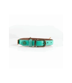 Collier En Cuir Et Galon Rouge Poppy Dwam -Animaux Amour Promos Boutique collier en cuir et galon rouge poppy dwam 1 5