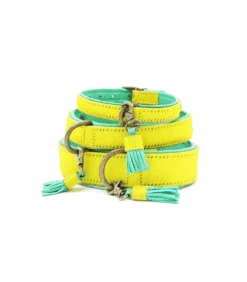 Collier En Cuir Cotton Candy Dwam