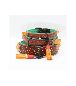 Collier En Cuir Red Robin Dwam