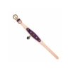 Collier Simili Cuir Heart Rose Et Violet Croci