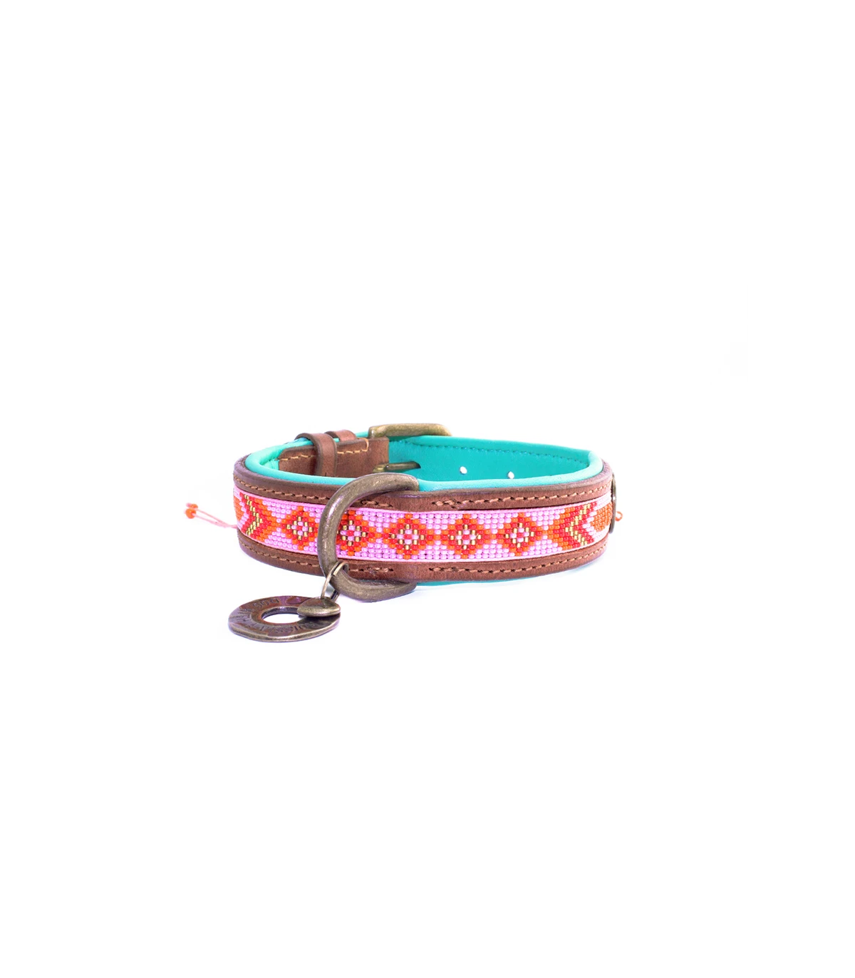 Collier En Cuir Et Perles Sweet Mae Dwam 2 Collier En Cuir Et Perles Sweet Mae Dwam – Image 2