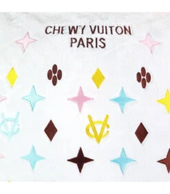 Coussin Rembourré Monogramme Blanc Chewy Vuiton Haute Diggity Dog -Animaux Amour Promos Boutique coussin rembourre monogramme blanc chewy vuiton haute diggity dog 1
