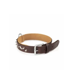 DA016 Collier En Cuir Clouté Camon