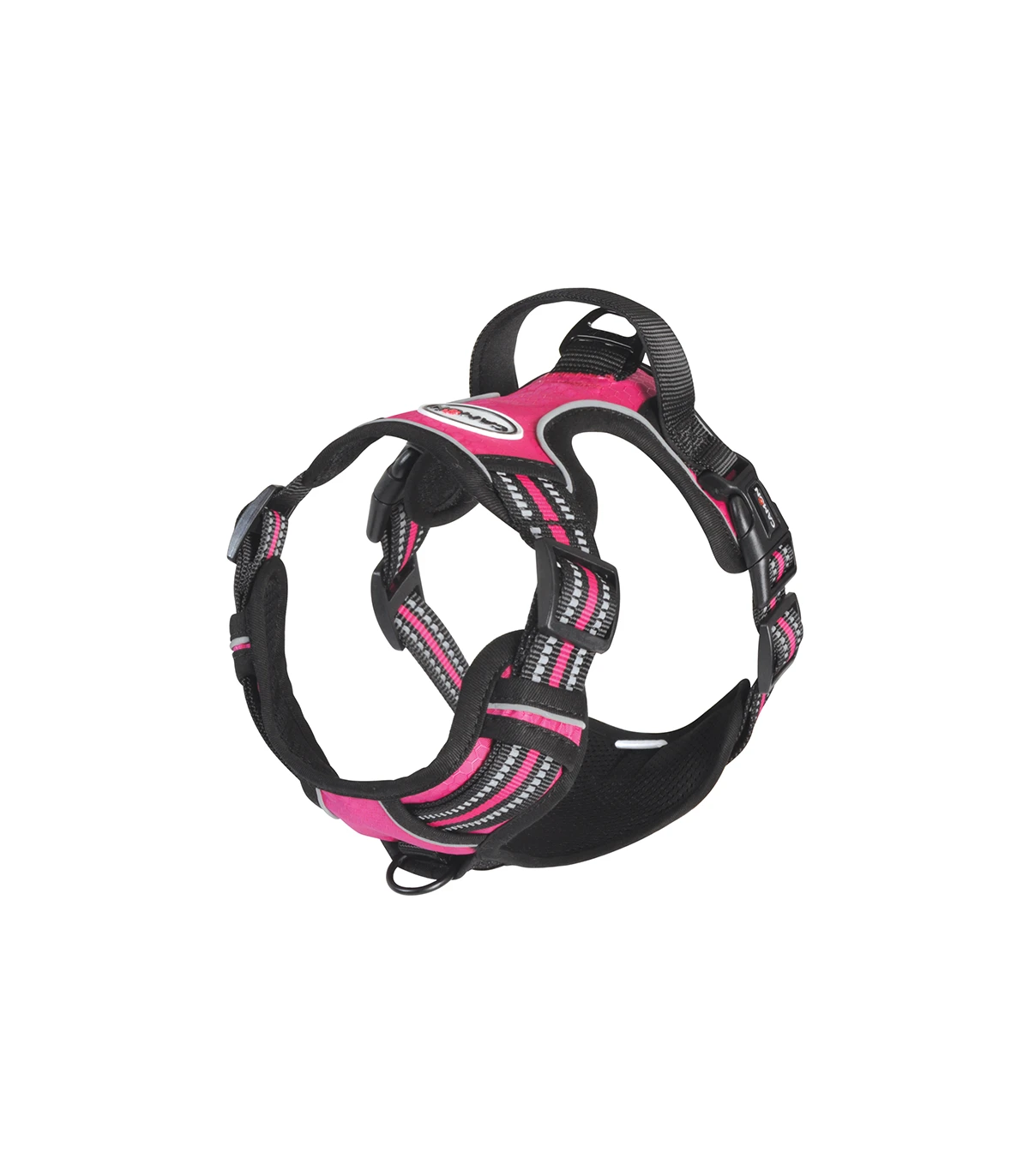 DC350 Harnais Réfléchissant En Nylon Rose Camon 1 DC350 Harnais Réfléchissant En Nylon Rose Camon