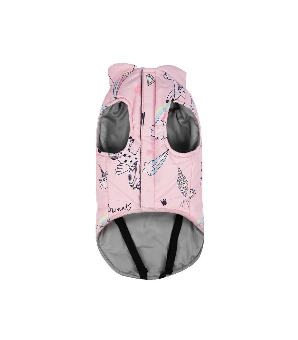 Doudoune Imperméable Imprimé Licorne Rose Unicorno 2070 Record 3 Doudoune Imperméable Imprimé Licorne Rose Unicorno 2070 Record – Image 3
