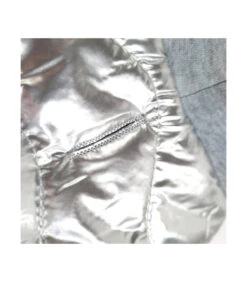 Doudoune Matelassé Métalisé Argenté à Capuche Mesos Freedog 7 Doudoune Matelassé Métalisé Argenté à Capuche Mesos Freedog -Animaux Amour Promos Boutique doudoune matelasse metalise argente a capuche mesos freedog 3