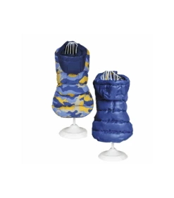 Doudoune Reversible Military Blue Croci