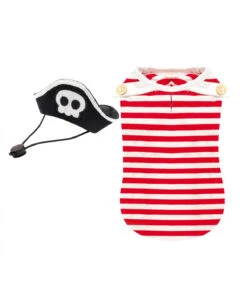 Ensemble Tee -Shirt à Rayures Avec Chapeau De Pirate Top Guy Croci