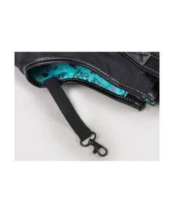 GP1301-NF Sac De Transport En Toile Noir Avec Intérieur à Motif Rose United Pets -Animaux Amour Promos Boutique gp13016 nf sac de transport en simili cuir noir et camouflage rose united pets 1 4