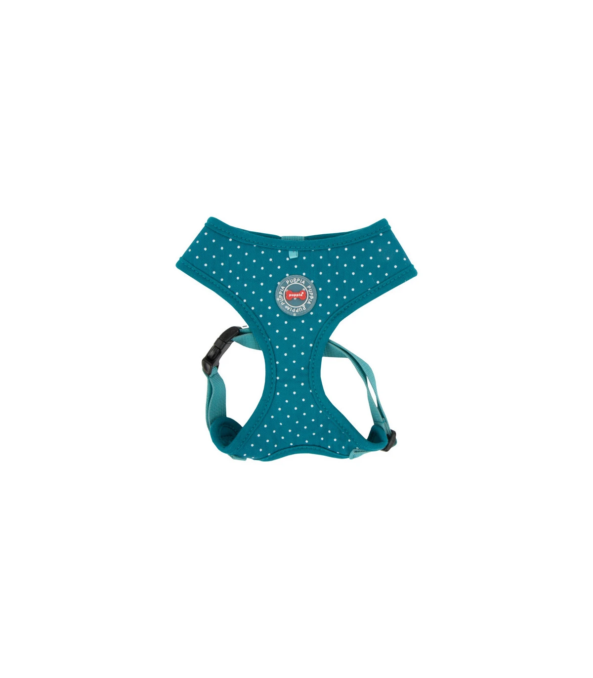 HA1529 Harnais A Puppia Dotty Harness Teal 1 HA1529 Harnais A Puppia Dotty Harness Teal