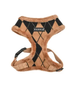 HA1843 Harnais Fourré Motif Burlington Beige Jaden Puppia