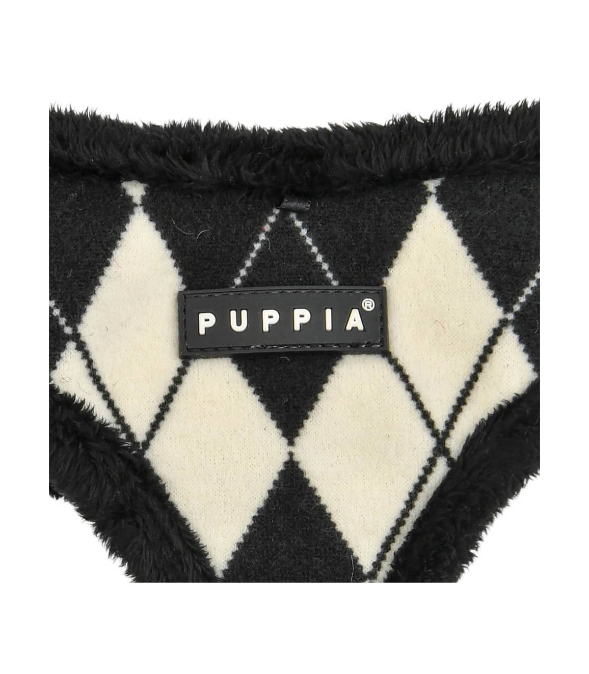 HA1843 Harnais Fourré Motif Burlington Black Jaden Puppia 3 HA1843 Harnais Fourré Motif Burlington Black Jaden Puppia – Image 3