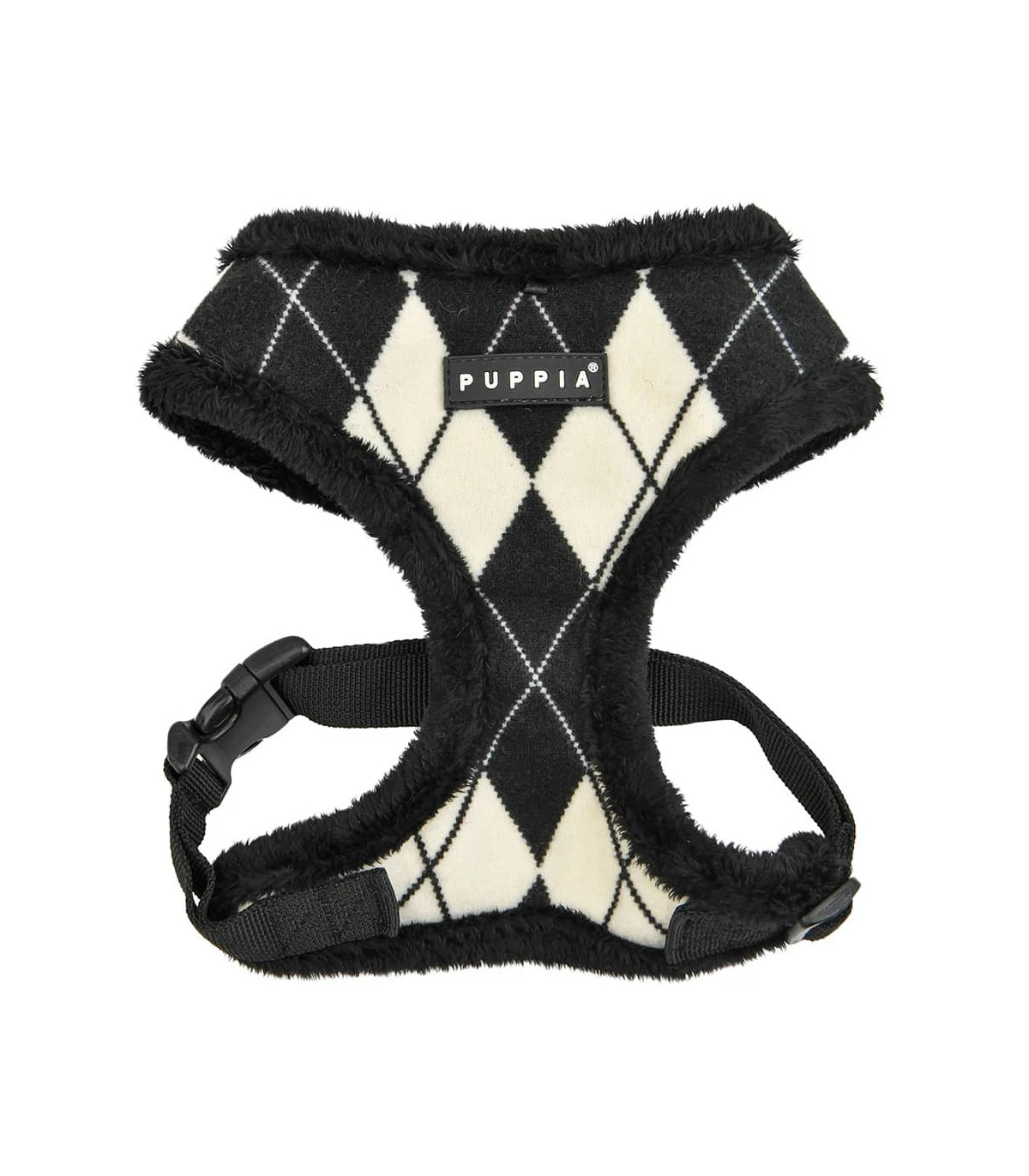 HA1843 Harnais Fourré Motif Burlington Black Jaden Puppia 1 HA1843 Harnais Fourré Motif Burlington Black Jaden Puppia