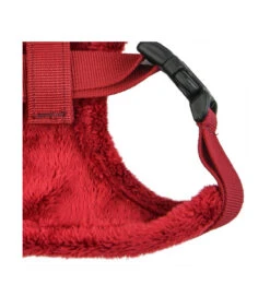 HA1857 Harnais Fourré En Tissu Velours Fleuri Wine Gianni Puppia -Animaux Amour Promos Boutique ha1857 harnais fourre en tissu velours fleuri wine gianni puppia 4