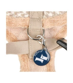 HA1935 Harnais Fourré Motif Pied De Poule Beige Shepherd Puppia -Animaux Amour Promos Boutique ha1935 harnais fourre motif pied de poule beige shepherd puppia 3