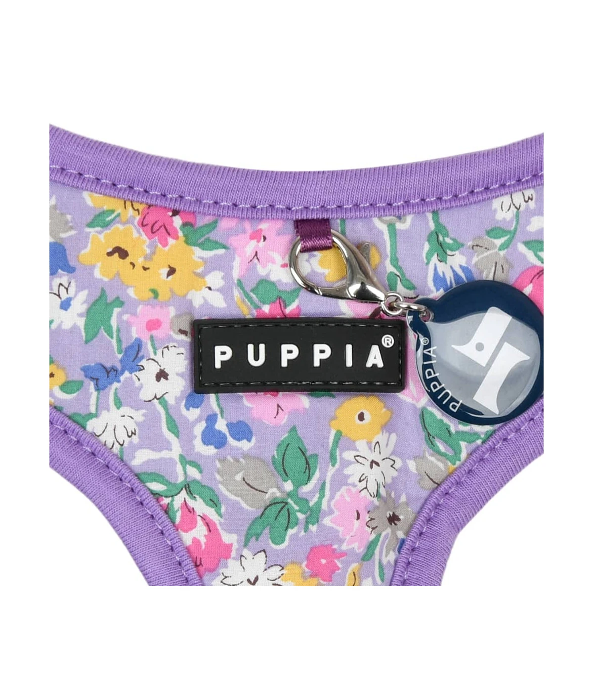 HA1959 Harnais Motif Fleuri Mauve Lita Puppia 4 HA1959 Harnais Motif Fleuri Mauve Lita Puppia – Image 4